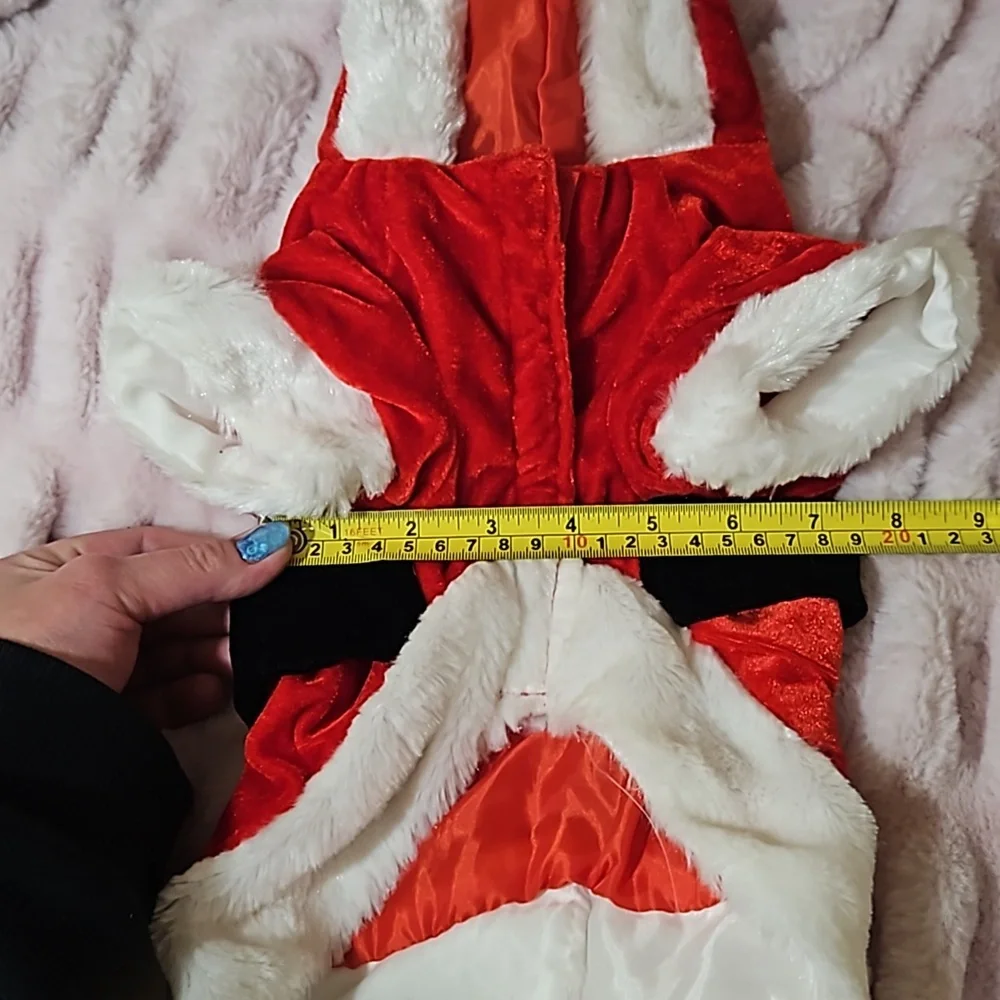 Santa Pet Outfit Size S NWOT